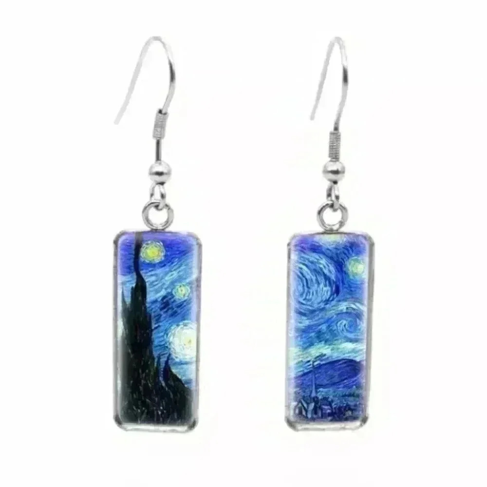 Starry Night Handamde hot earring Von gogh